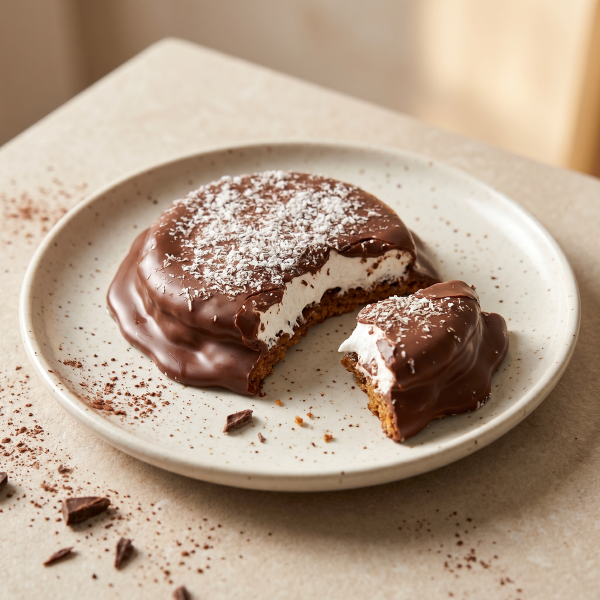 Marshmallow cookie